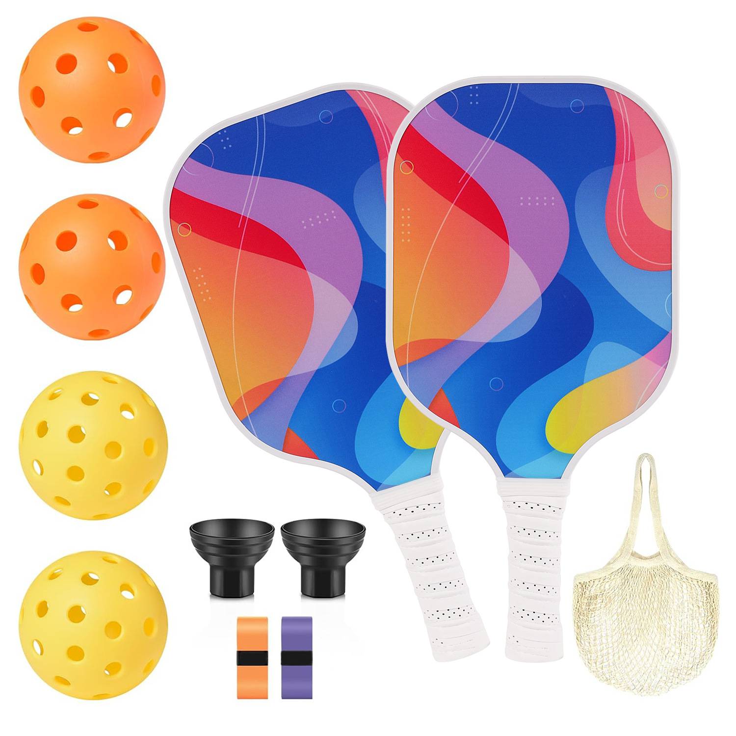 Glass Fiber Poor Size 2 shots+4 ball+2 ball suction vessel+2 hand glue +1 net pocket [Model 6610]